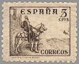 Spain 1937 Cid & Isabella 5 CTS Sepia Edifil 816A